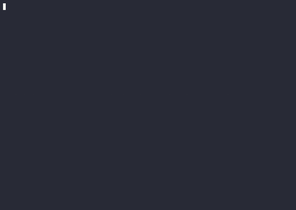 Demo of Relay running in the terminal